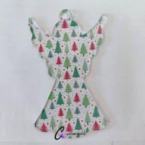 Christmas Tree Angel Pattern Acrylic