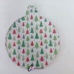Christmas Tree Bauble Pattern Acrylic