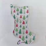 Christmas Tree Christmas Stocking Pattern Acrylic