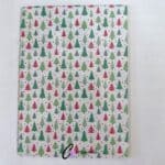 Christmas Tree Sheet Front Pattern Acrylic