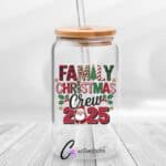 Family Christmas Crew 25 UVDTF Sticker