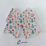 Gingerbread Bow Pattern Acrylic