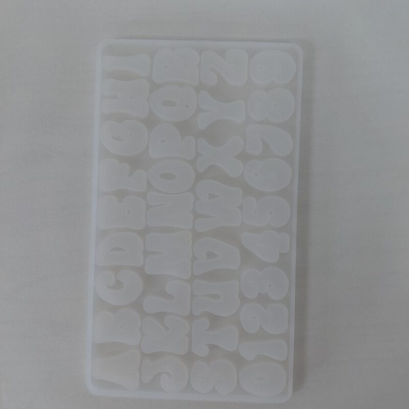 Groovy Alphabet Resin Mold