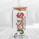 Jesus is the reason UVDTF Sticker design on a ceramic mug mockup, ideal for vibrant customized craft gifts.