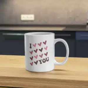 Blush Love Mug Sublimation Blanks