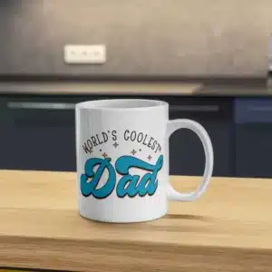 Coolest Dad Mug Sublimation Blanks