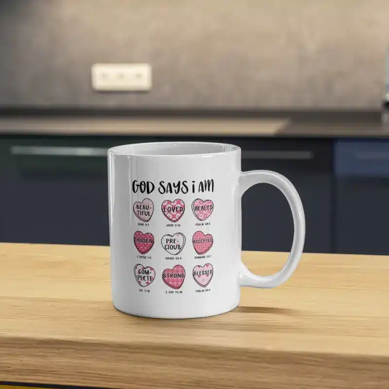 God Says I Am Sublimation Blanks God Says I Am Sublimation Blanks