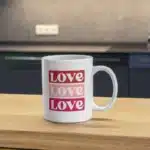Love Love Love Mug Wrap