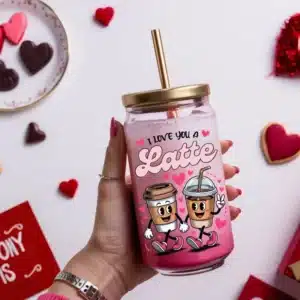 Love you a latte UV DTF Sticker
