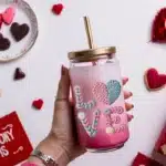 Yarn Pink Love UV DTF Sticker