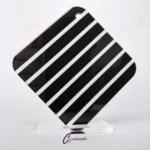 Custom Acrylic Black Stripes