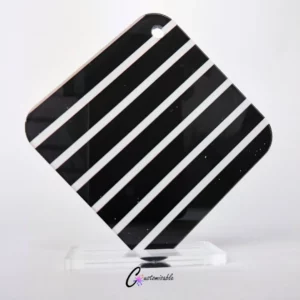 Custom Acrylic Black Stripes