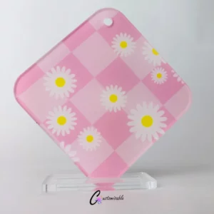 Custom Acrylic Checkered Daisy