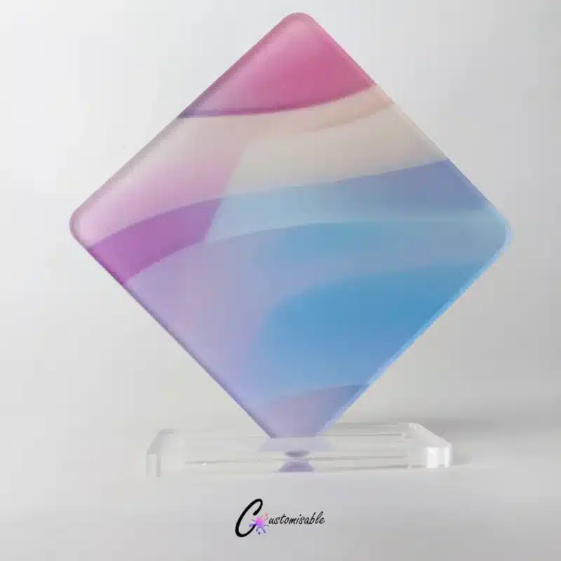 Custom Acrylic Pastel Waves