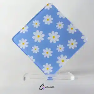 Custom Acrylic Periwinkle Daisy