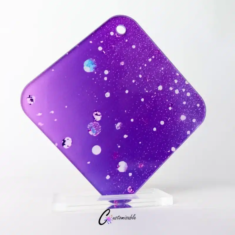 Custom Acrylic Purple Scatter