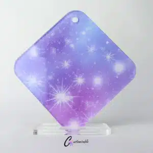 Custom Acrylic Purple Stars