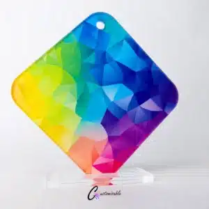 Custom Acrylic Rainbow Glass