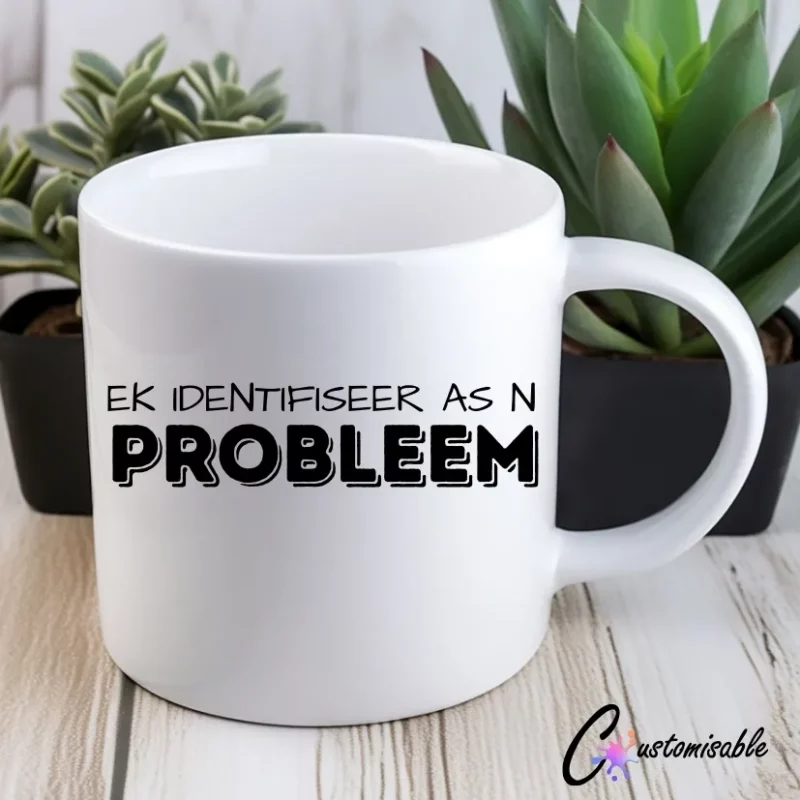Probleem Koffie Mug Wrap Probleem Koffie Mug Wrap
