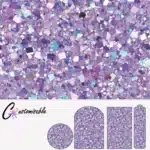 Custom Acrylic Purple Glass