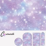 Custom Acrylic Purple Stars