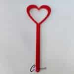 Red Acrylic Heart Swivel Stick