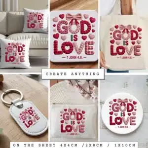 Sublimation Bundle Crochet God is Love
