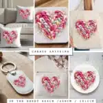Sublimation Bundle Woven Heart