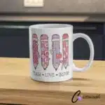 SUB Valentine Teach Love Mug Wrap