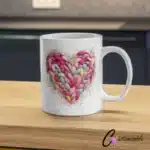 SUB Woven Heart Mug Wrap