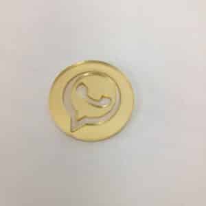 WhatsApp Circle Acrylic Icon
