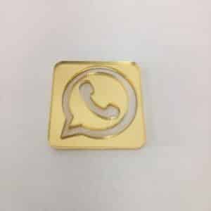 WhatsApp Square Acrylic Icon