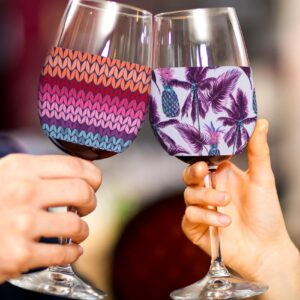 Wine Glass Sublimation Sleeves Example