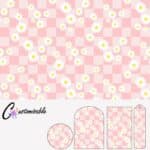 Custom Acrylic Checkered Daisy