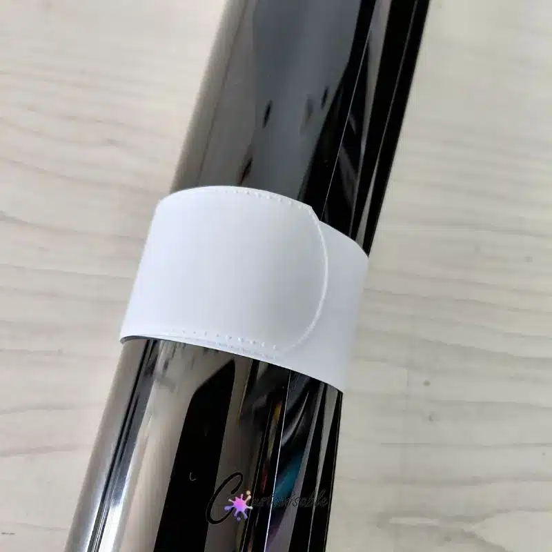 Vinyl Slap Strap In Use
