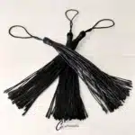 Black Bookmark Tassel Set