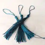Dark Cyan Bookmark Tassel Set