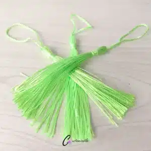 Electric Green Bookmark Tassel Set