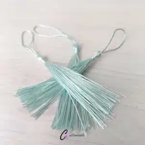 Mint Bookmark Tassel Set