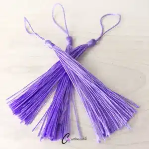Pale Purple Bookmark Tassel Set