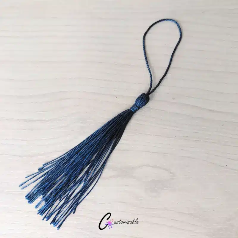 Steel Blue Bookmark Tassel Steel Blue Bookmark Tassel