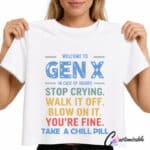 DTF Transfer Welcome GenX