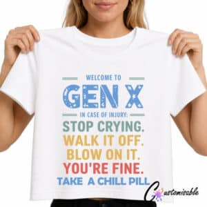 DTF Transfer Welcome GenX