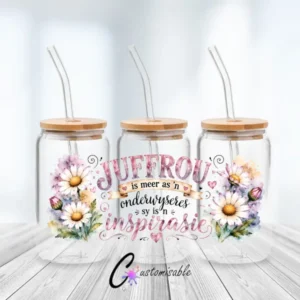 Inspirasie Juffrou Wrap UVDTF Sticker