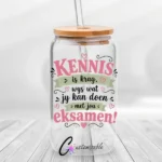 Kennis Is Krag UVDTF Sticker