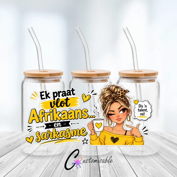 Vlot Afrikaans Wrap UVDTF Sticker Vlot Afrikaans Wrap UVDTF Sticker